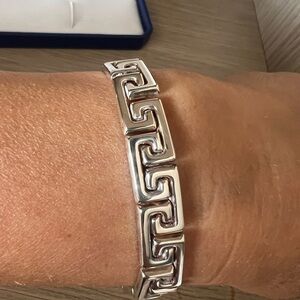 Elegant Sterling  Silver Bracelet